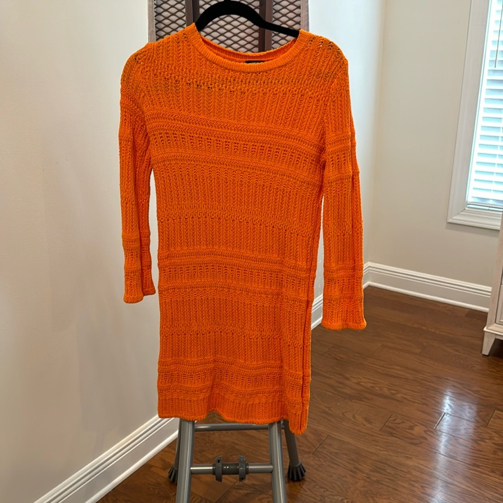 Scoop orange dress size XS NWOT never worn